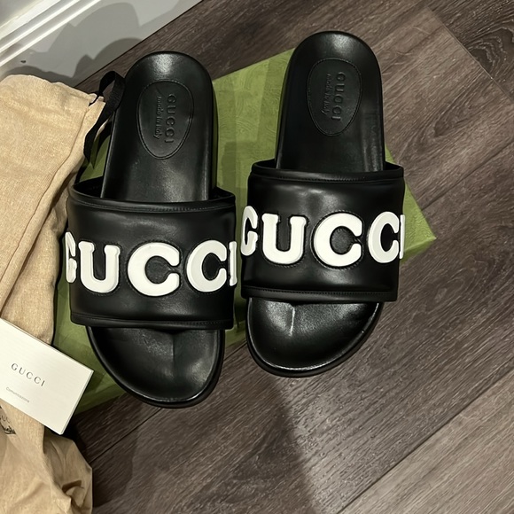Brand new Gucci slides. - Picture 2 of 9